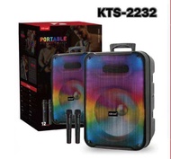 📮พร้อมส่ง📦KTS-1279/1566 ลำโพงบลูทูธลําโพงดอก8นิ้ว ปรับเบสได้ ปรับเสียงได้ มีไฟLED ปิดไฟได้ แถมฟรี ไม