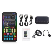 i9 Voice Changer With Earphone With Microphone Mini Sound Card Audio Effect Bluetooth-Compatible Liv