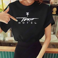 Tokio Hotel Kumpulan Baju Musik Wanita T-shirt Pendek Musim Panas