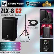 EV Electro-Voice ZLX-8 G2 1000W 8" Passive Speaker - Each / Pair ( ZLX-8 / ZLX 8 )