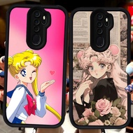 Black Casing for OPPO Reno 2Z A39 A37 A83 F11 2F A9 A5 2020 Pro H112 Sailor Moon