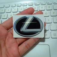 LEXUS Emblem sticker embossed resin flexible