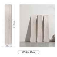 SIAP STOK! Lantai Vinyl corak kayu 91x15cm Flooring PVC Stiker lantai self-adhesive tahan lama