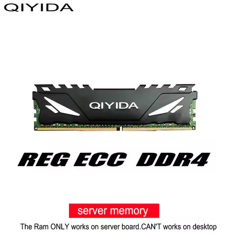 Qiyida ddr4 Ram 8GB 4GB 16GB PC4 2133MHz or 2400MHz 2666MHZ 2400 or 2133 ECC REG Server Memory 8G 16
