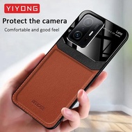 For Xiaomi 11T Case YIYONG PU Leather Silicone Frame PC Cover For Xiomi Mi 11 Mi11 T Mi11T Pro Xiaomi11 Lite EN 5G Phone Cases