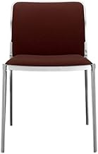 Cartel SFCH-K5977L-M Dining Chair, Seat Color Brown, W52/D51/H80/SH46 cm), Audrey Soft Trevilla, Alu