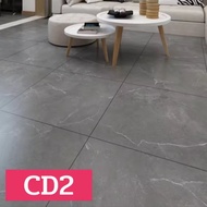 ขนาด 30x30/60x60cm กระเบื้องยาง กระเบื้องยางปูพื้น แผ่นปูพื้นห้อง pvc ลายหินอ่อน กาวในตัว พื้นกระเบื