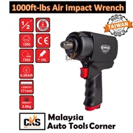 1/2" United Heavy Duty Air Impact Wrench 1000FT-LBS Twin Hammer Powerful Impact Wrench