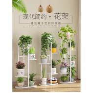 ‼️READY STOCK‼️Rak pokok bunga 108CM ‼️‼️ 6 tingkat / 7POT MURAH‼️Rack flower multi-storage balcony flower pot iron
