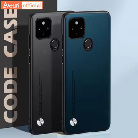 Phone Case For Google Pixel 4A 4G Pixel5 Luxury PU Leather Cover For Google Pixel 5 5A 4A 5G Back Si