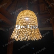 Kap Lampu Gantung Bambu Lampu Dekorasi Diameter 40CM - Kerajinan Anyaman Jogja B.CRAFTJOGJA