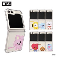 BT21 Official Samsung GALAXY Z FLIP 5 Clear Air Cushion Phone Case BABY