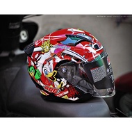หมวกกันน็อคครึ่งใบ BRG Champion !!320SP เป็ดแดง #1 XL