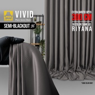 PYFF CURTAIN | {pg.4} VIVID plain semi blackout modern curtain, langsir semi blackout, langsir tingk