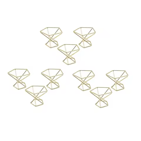 ABKP-30 Pcs Geometric Air Plant Holder Airplants Rack Metal Plants Stand Planter Shelves Himmeli Dec