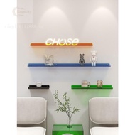 Wall-Mounted Shelf Wall-Mounted Living Room Acrylic Wall Display Shelf Toilet Toilet Shelf Layer Partition HBEX