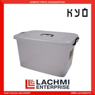 Household Plastic PP Storage Box with Wheels Stackable Transparent Storage Box 6L/12L/18L/30L/45L (SZ 6L&amp;12L - no wheels