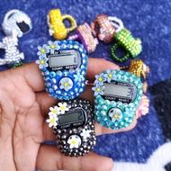 Tasbih Digital Swarovski Bunga Cincin Mutiara / Tasbih Digital Premium / Tasbih Digital Hias