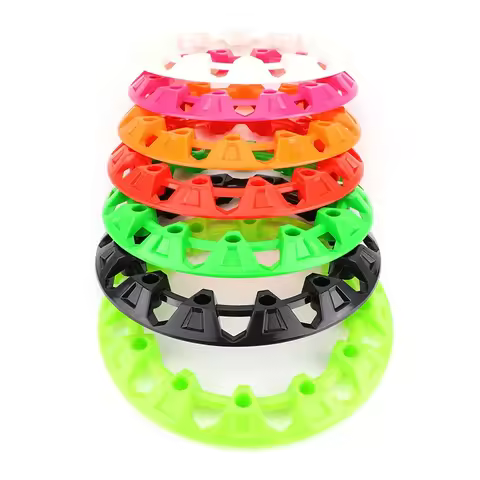 8 Inch Wheel Trim Hub Protection Decor Rim Cap Plastic Cover Tires For ATV Go Kart Dune Buggy Quad B
