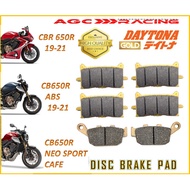 HONDA DISC BRAKE PADS CBR650R CB650R NEO SPORT CAFE GOLD QUALITY