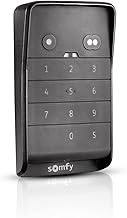 Somfy 1870929 - io Code Keyboard for Motorised Garage Door or Gate Waterproof with Illuminated Keys 