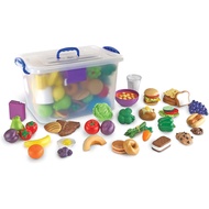 [sgstock] Learning Resources New Sprouts Classroom Play Food Set,Multi,12 L x 7 W x 12 H in - [12 L 