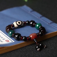 Genuine Agate Stone Tibetan Men Women Transfer Beads Old Dzi Beads Bracelet Dzi Beads Bracelet/Fidel