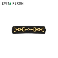 EVITA PERONI | Minimalist Form | Minimalist Volume Chain | Maggie Barrette | PU Metal | Black