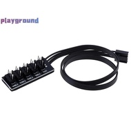 [playground] 40cm 1 To 5 4-Pin molex TX4 PWM CPU cooling fan splitter adapter power cable [New]