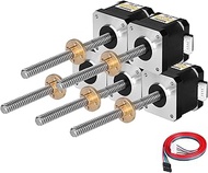 YEJMKJ 5 Pack Nema 17 Stepper Motor TR8x8 150mm with T8 Lead Screw 2 Phase 1.8βΒ°β High Torque 0.44Nm