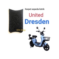 Alas kaki Karpet sepeda motor listrik United Dresden