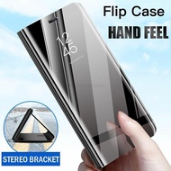 Leather Magnetic Mirror Flip for Xiaomi 10 11 12 13 14 T Pro 10i Case Clear View Phone Case for Xiom