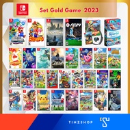 Gold Game Set 2024: Nintendo Switch Game แผ่นเกม นินเทนโดสวิทซ์  รวมเกม ขายดี ปี 2024 : เลือกเกม  &gt; Mario Wonder RingFit FC24 Pokemon Kart8 Sports Zelda Breath  Zelda Tears Luigi party  Kirby Animal : เลือกเกม &gt;&gt;