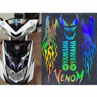 Motorcycle Laser Reflective Sticker Honda Scooter Electric Vehicle Modified Full Body Decal Sticker