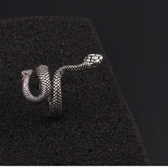 Style Fashionable Unique Exaggerated Snake Ring Snake-Shaped Punk Style Nightclub Ring Network 12.9 