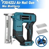 2 in 1 Brushless Electric Air Nail Gun Cordless Portable Nailer Stapler Framing U-shape Nail Woodwor