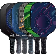 Pickleball Racket Carbon Fiber Board Badminton Three-Hair Ball Racket Beach Racket Wooden Racket Hole Ball pickleball