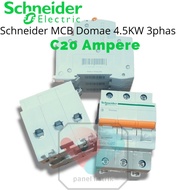Schneider Domae Mcb 3 Phase 20a / 3Phase 20a / Original Sni