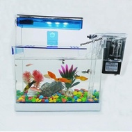 Aquarium Mini, Aquarium Akrilik, Aquarium Lengkap, Aquarium Ikan Hias,