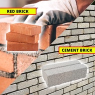 [Kuala Lumpur & Klang Valley Only] Red Brick,Cement Brick,Batu Bata Merah,Batu Bata Pasir