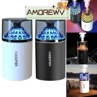 AMOR12WV Volcano Air Humidifier, 350ML Colorful Air Humidifier,  Aromatherapy Flame Volcano with 7 C