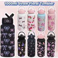 tumbler Thermos 1000ml tahan sejuk dan panas dgn straw,SUS-316