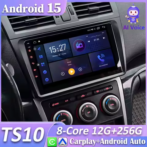 For Mazda 6 GH 2008-2012 Car Radio Carplay Android 15 Navigation Android 15 Android Auto Car Monitor