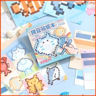WIT Educational Animal Recognition Sticker Twin Coil Binding Animal Puzzle Sticker