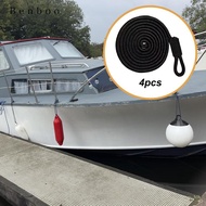 [Kesoto2] 4Pcs Boat Fender Lines Boat Accessories Fender Ropes  for Small Boats Pontoon
