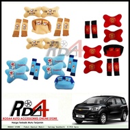 Car Pillow Package - 9 PCS Spin Seatbelt Covers