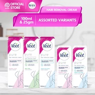 Veet Hair Removal Cream Normal/Sensitive/Dry Skin 25g/100ml (For Body & Legs)