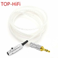 TOP-HiFi 8 Cores 7N OCC Silver Plated Earphone Upgraded Cable for K240 K271 K702 Q701 DT1990pro DT17