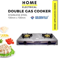 Golden Fuji GF-3000 Double Burners Gas Cooker Dapur Gas Gas Stove Stainless Steel