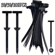 Multi Functional Cable Tie with Through Nail Buckle, Car Bottom Plate, Leaf Plate, Fixed Pin Type Ny